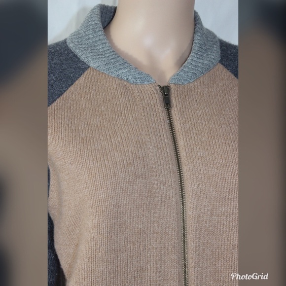 J Crew Zipped Up Sweater Jacket - Picture 2 of 6